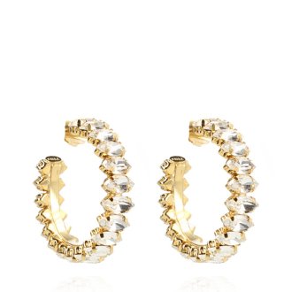 Lott.gioielli Kristalkleurige Zirconia Earrings Creool M