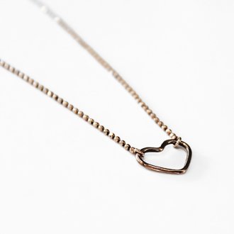 Lott.gioielli Necklace Rose Gold Heart