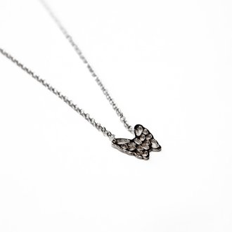 Lott Gioielli Necklace Silver Butterfly Big