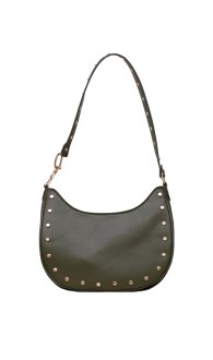 Denise Roobol Alice Bag Stud Army Green x Light Gold