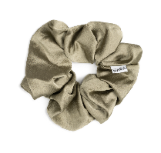 Sui Ava Moon Dust Scrunchie Dusty Green