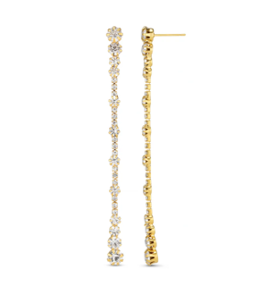 Orelia Statement Crystal Drop Earrings