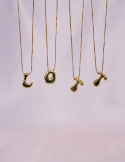 Lott Gioielli Necklace Cartoon Letter D Verstelbaar - Gold
