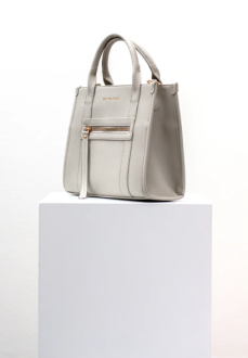 Denise Roobol Mini Rosie Bag - Light Grey