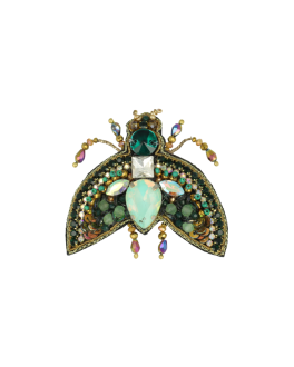 Lott Gioielli Brooch Butterfly Big Stone Purple/green Mix