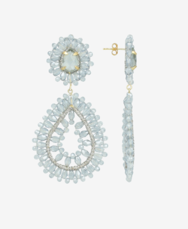 Lott Gioielli Double Drop S/m Retro Blue