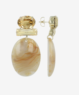 Lott Gioielli Closed Bugle Oval S - Natural Mix