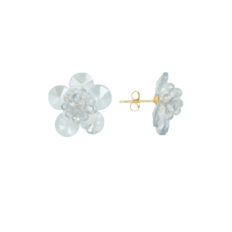 Lott Gioeilli Flower Stud - Retro Blue