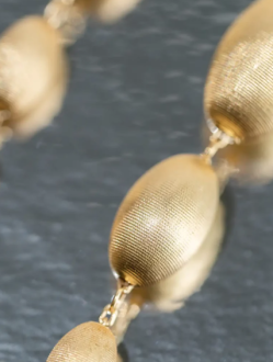 Lott Gioielli Earring Waterfall Of Stones - Gold